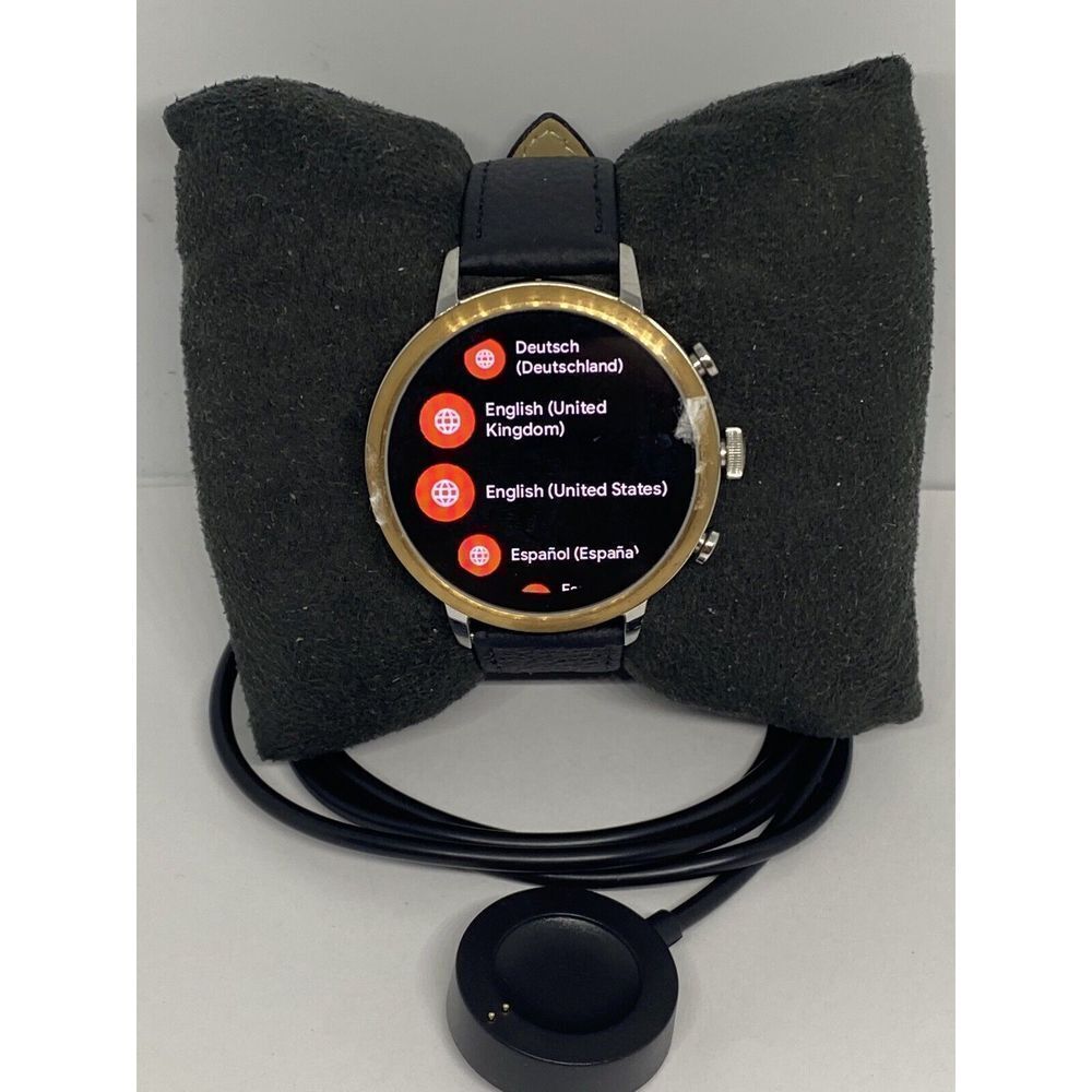 Fossil Gen 4 Authentic Digital Dial Smart Watch Custom Band FTW6016 AB614